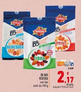 Conad BB MIX VENTURA vari tipi conf. da 150 g offerta