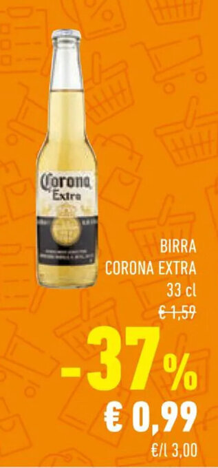Conad BIRRA CORONA EXTRA 33 cl offerta