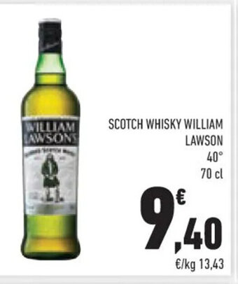 Conad SCOTCH WHISKY WILLIAM LAWSON 70 cl offerta