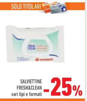 Conad SALVIETTINE FRESH&CLEAN offerta