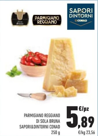 Conad PARMIGIANO REGGIANO DI SOLA BRUNA SAPORI&DINTORNI CONAD 250 g offerta