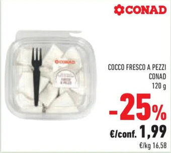 Conad COCCO FRESCO A PEZZI CONAD 120 g offerta