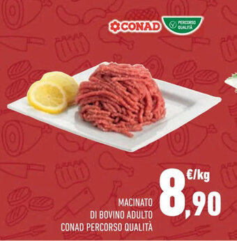 Conad MACINATO DI BOVINO ADULTO CONAD PERCORSO QUALITÀ offerta