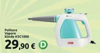 Pulitore Vapore klindo KSC1000