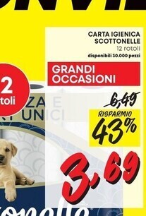 Pam Scottonelle carta igienica offerta
