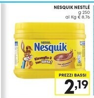 Pam Nestlè nesquik offerta
