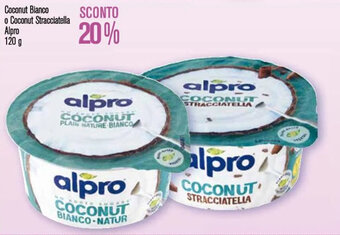 Coop Coconut Bianco o Coconut Stracciatella Alpro 120 g offerta