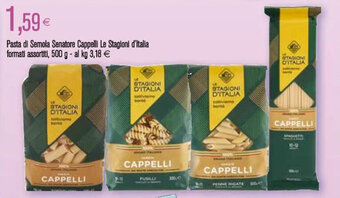 Coop Pasta di Semola Senatore Cappelli Le Stagioni d'Italia formati assortiti, 500 g offerta