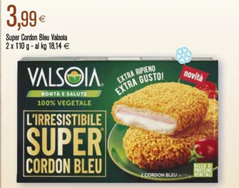 Coop Super Cordon Bleu Valsoia 2 x 110 g offerta