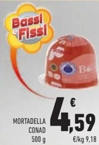 Conad MORTADELLA CONAD 500 g offerta