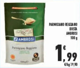 Conad PARMIGIANO REGGIANO BUSTA AMBROSI 100 g offerta