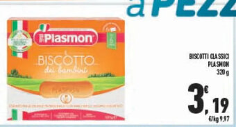 Conad BISCOTTI CLASSICI PLASMON 320 g offerta