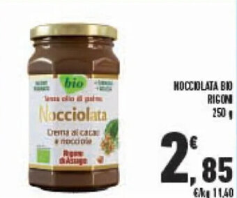 Conad NOCCIOLATA BIO RIGON 250 g offerta