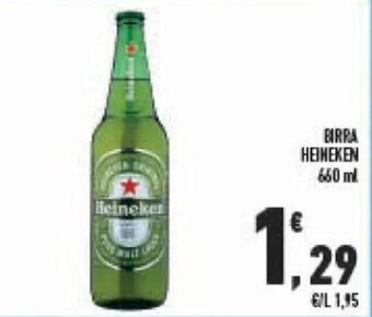 Conad BIRRA HEINEKEN 660 ml offerta