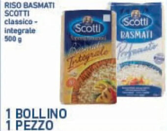 Conad RISO BASMATI SCOTTI 500 g offerta