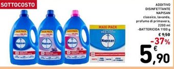 Conad ADDITIVO DISINFETTANTE NAPISAN 2200 ml offerta