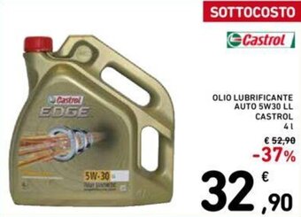 Conad Castrol OLIO LUBRIFICANTE AUTO 5W30 LL CASTROL 4 l offerta
