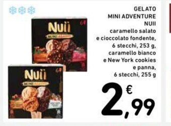 Conad GELATO MINI ADVENTURE NUII 253 g/255 g offerta