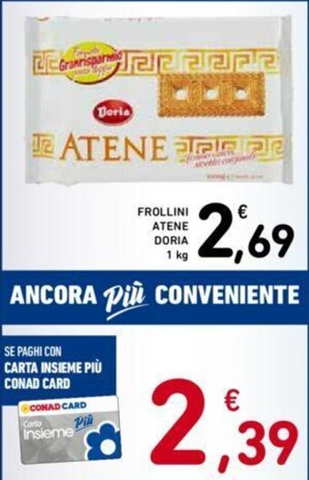 Conad FROLLINI ATENE DORIA 1 kg offerta