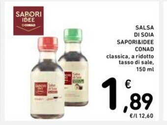 SALSA DI SOIA SAPORI&IDEE CONAD 150 ml