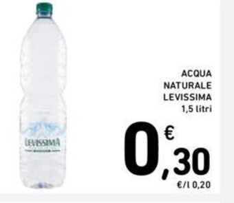 Conad ACQUA NATURALE LEVISSIMA 1,5 litri offerta