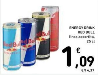 Conad ENERGY DRINK RED BULL 25 cl offerta