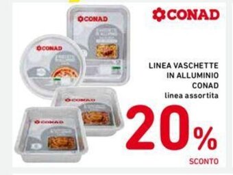 Conad LINEA VASCHETTE IN ALLUMINIO CONAD offerta