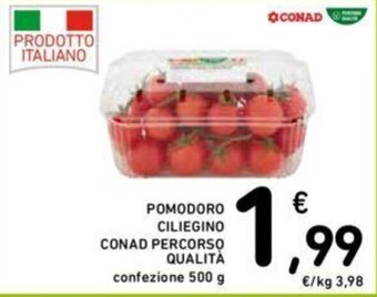 Conad POMODORO CILIEGINO CONAD PERCORSO QUALITÀ 500 g offerta