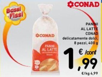 Conad PANINI AL LATTE CONAD 400 g offerta
