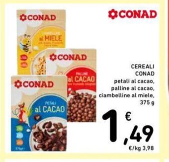 Conad CEREALI CONAD 375 g offerta