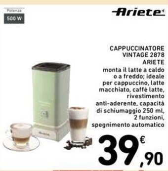 Conad Ariete CAPPUCCINATORE VINTAGE 2878 offerta