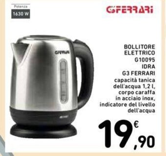 Conad BOLLITORE ELETTRICO G10095 IDRA 1,2 l offerta