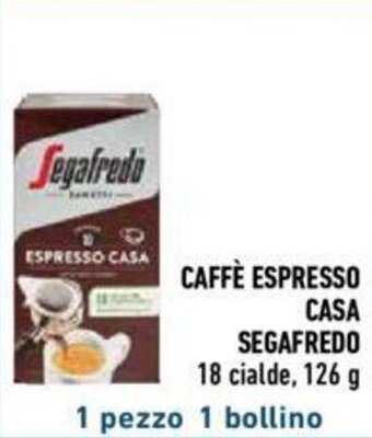 Conad CAFFÈ ESPRESSO CASA SEGAFREDO 18 cialde, 126 g offerta