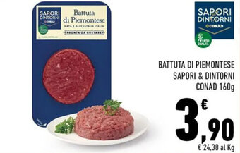 Conad BATTUTA DI PIEMONTESE SAPORI & DINTORNI CONAD 160g offerta