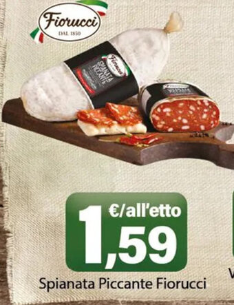 Conad Spianata Piccante Fiorucci offerta