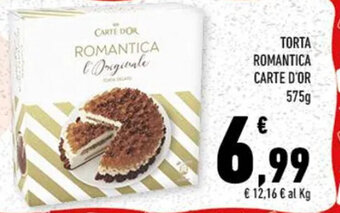 Conad TORTA ROMANTICA CARTE D'OR 575g offerta