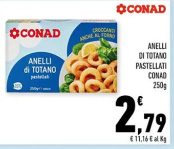 ANELLI DI TOTANO PASTELLATI CONAD 250g