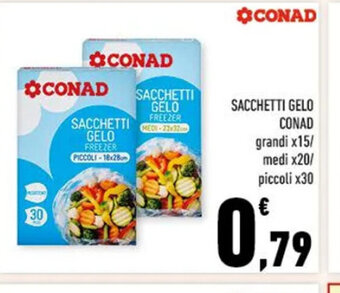 Conad SACCHETTI GELO CONAD offerta