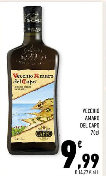 Conad VECCHIO AMARO DEL CAPO 70 cl offerta