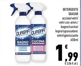Conad DETERGENTE QUASAR 650 ml offerta