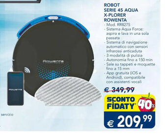 ROBOT SERIE 45 AQUA X-PLORER ROWENTA