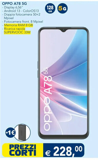 Esselunga OPPO A78 5G offerta