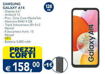 Esselunga SAMSUNG GALAXY A14 offerta