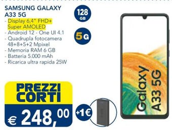 Esselunga SAMSUNG GALAXY A33 5G offerta
