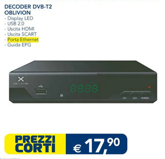 Esselunga DECODER DVB-T2 OBLIVION offerta