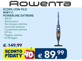 SCOPA CON FILO RH8111 POWERLINE EXTREME