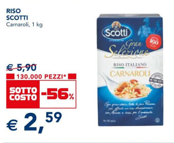 Esselunga RISO SCOTTI 1 kg offerta