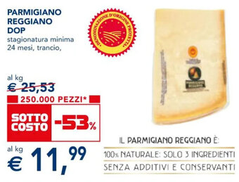 Esselunga PARMIGIANO REGGIANO DOP offerta