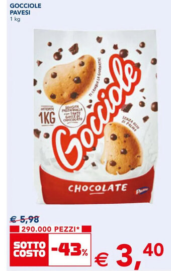 Esselunga GOCCIOLE PAVESI 1 kg offerta