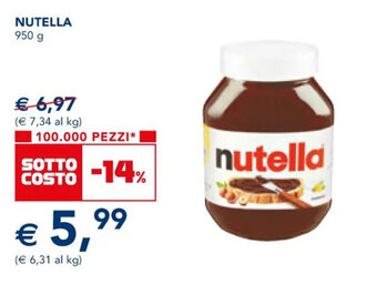Esselunga NUTELLA 950 g offerta